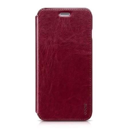 Чехол книжка Hoco кожаный для iPhone X , цвет (Red)