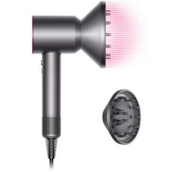 Dyson Supersonic hair dryer HD07 (Iron/Fuchsia), стальной