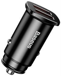 Автомобильное зарядное устройство Baseus Square 30W Dual QC3.0 Quick Car Charger