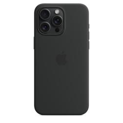 Чехол iPhone 15 Pro Max Silicone Case with MagSafe - Black