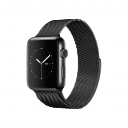 Apple Watch Series 2 42mm Space Black Stainless Steel Case with Space Black Milanese Loop