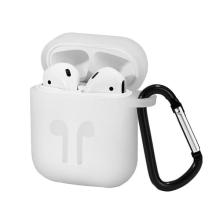 Силиконовый чехол Silicon Case для AirPods (Белый)