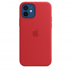 Силиконовый чехол MagSafe для iPhone 12 и iPhone 12 Pro, красный цвет (PRODUCT)RED