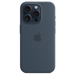 Чехол iPhone 15 Pro Silicone Case with MagSafe - Storm Blue