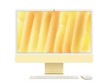 Моноблок Apple iMac 24 Retina 4,5K (M4, 8C CPU/8C GPU, 2024), 16 Гб, 256 Гб SSD, желтый (MWUD3)