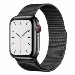 Apple Watch S5 44mm (Cellular) Space Black Stainless Steel / Black Milanese Loop